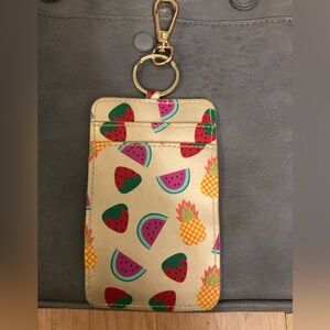 Fruit Patterned Card Holder